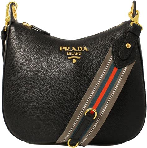 prada black and white striped band bag|prada black bag price.